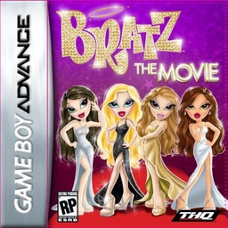 Bratz: The Movie box art for GameBoy Advance